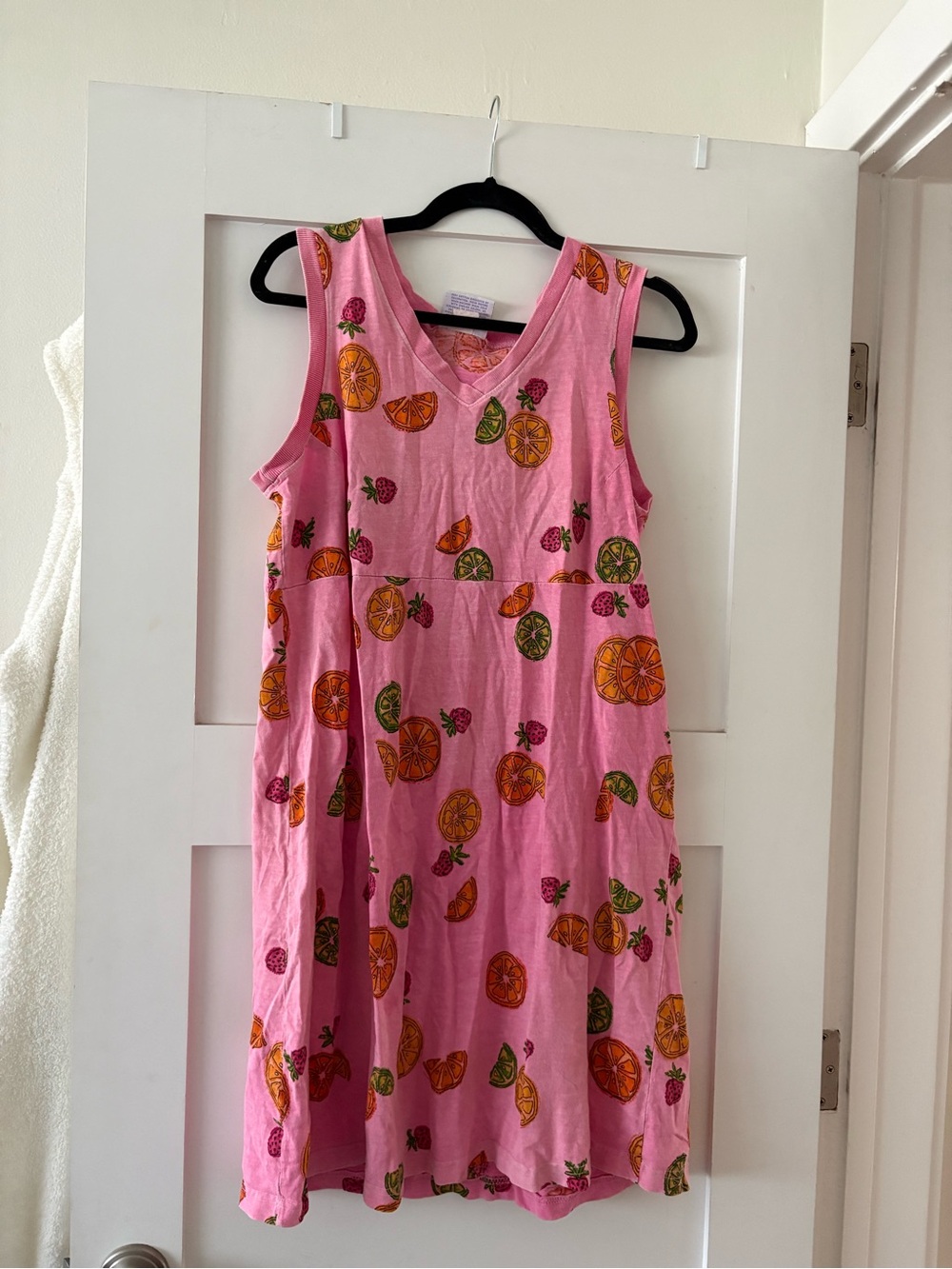 Vintage fresh produce Pink Citrus Slice dress